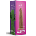 Телесный фаллоимитатор без мошонки EGZO Mad Cactus D004 (18,5 см)