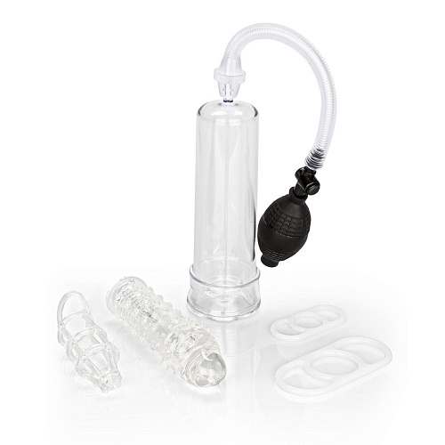 Прозрачный эротический набор для мужчин California Exotic Novelties His Enlargement Kit SE-1987-60-3