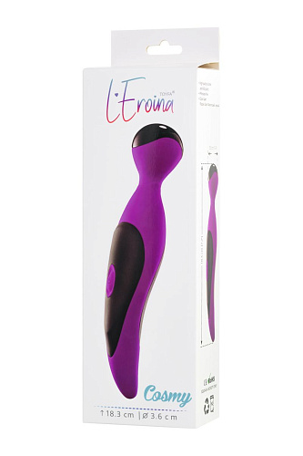 Фиолетовый вибростимулятор ToyFa COSMY 561019 (18,3 см)