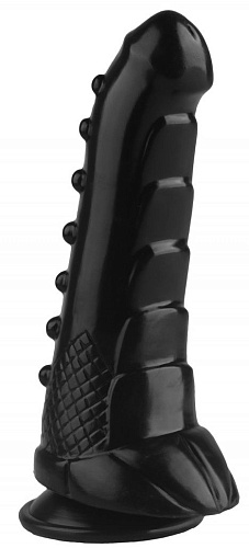 Чёрный анальный фаллоимитатор Сумерки богов 1016-97 BX DD (24 см)