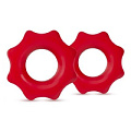 Набор из 2 красных фигурных эрекционных колец Blush Novelties NUTZ BL-09998