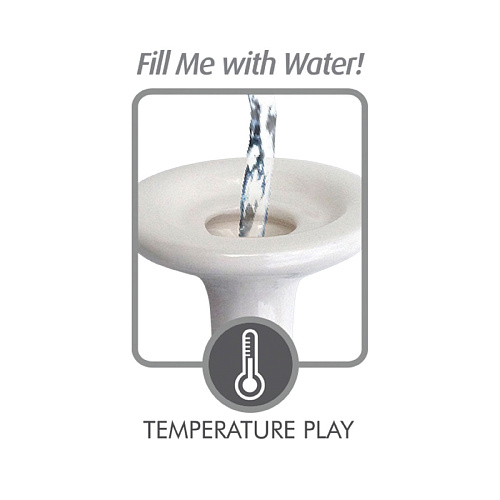 Анальный керамический стимулятор красный с чёрным Pipedream CERAMIX №3 PD4903-00 (8,8 см)