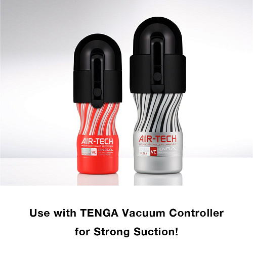 Мастурбатор красного цвета Tenga Reusable Vacuum CUP VC Regular ATV-001R