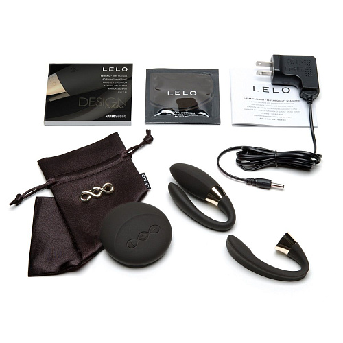 Чёрный вибратор для пар Lelo Tiani 2 Design Edition Black LEL5943