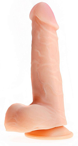 Телесный фаллоимитатор на подошве-присоске в подарочной упаковке LOVETOY (А-Полимер) 810806 (17,5 см)