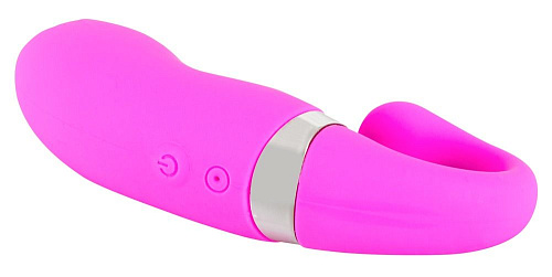 Розовый изогнутый вибростимулятор Orion 0587230 (14 см)