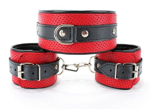 Кожаный БДСМ-набор БДСМ арсенал 53018ars