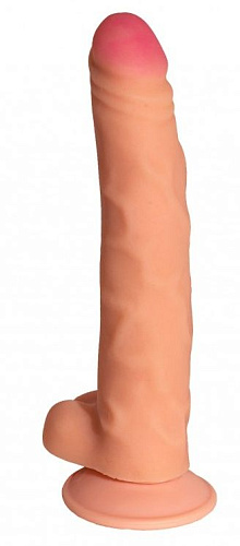 Телесный реалистичный фаллоимитатор с присоской Сумерки богов №77 3201-77 BX DD (20 см)