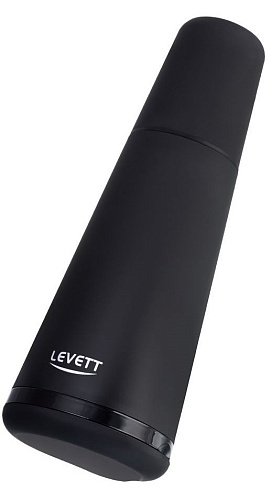 Чёрный мастурбатор с вибрацией Levett Zyra 17011