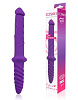 Двусторонний фиолетовый фаллоимитатор Bior toys Cosmo CSM-23079 (23 см)