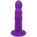 Фиолетовый фаллоимитатор двойной плотности Adrien Lastic Hitsens 3 24023 (17,7 см)