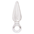 Миниатюрная прозрачная анальная пробка с кольцом NS Novelties JOLIE NSN-0501-11