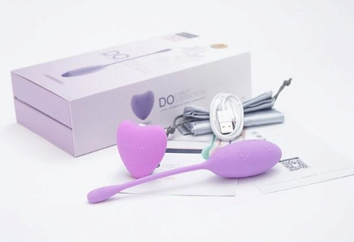 Фиолетовое виброяйцо с пультом ДУ LuxeLuv DO purple