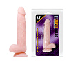 Телесный фаллоимитатор на присоске Baile Super Dildo BW-008092N (21,5 см)