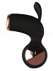 Чёрный вибростимулятор с ушками Сумерки богов 1010-01 BX DD