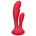 Красный вибратор Shots Media BV G-Spot and Clitoral Vibrator Flair ELE013RED (17,5 см)