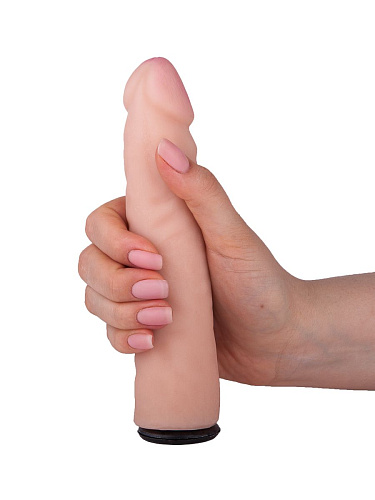 Женский страпон телесного цвета с реалистичной насадкой LOVETOY (А-Полимер) 737103 (17 см)