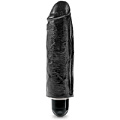 Чёрный вибратор-реалистик Pipedream 6 Vibrating Stiffy PD5521-23 (17,8 см)