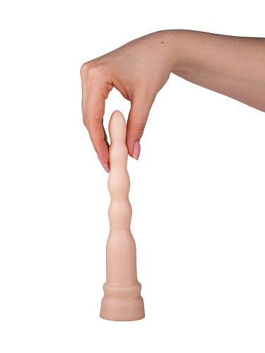 Анальная ёлочка телесного цвета LOVETOY (А-Полимер) 442500 (20 см)