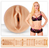 Двусторонний реалистичный мастурбатор телесного цвета,  копия вагины и попки ФлешНаш Кати Самбуки FNS3014