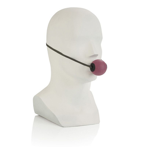 Кляп с резиновым красным шаром на чёрных ремешках California Exotic Novelties Ball Gags SE-2740-00-2
