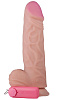 Телесный вибромассажёр-гигант с выносным пультом LOVETOY (А-Полимер) 719121 (27 см)