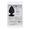 Чёрная анальная пробка из силикона California Exotic Novelties Silicone Plump Plug SE-0415-03-2 (9,9 см)