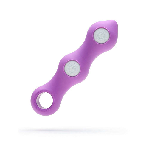 Фиолетовый вибратор Tenga VI-BO STICK BALL TVB-005 (12,9 см)