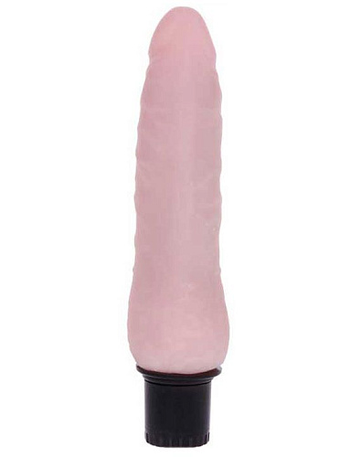 Телесный вибратор-реалистик из ультраскин Eroticon 30305 (19 см)