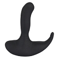 Чёрный вибростимулятор простаты с 8 режимами вибрации и движущимся язычком Orion 0588342