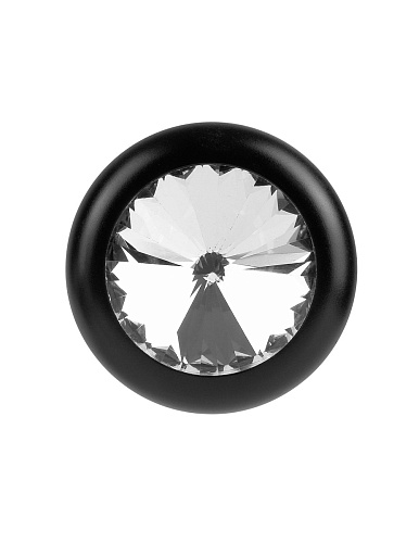 Алюминиевая чёрная анальная пробка Pipedream Luv Plug PD4451-23 (10,1 см)