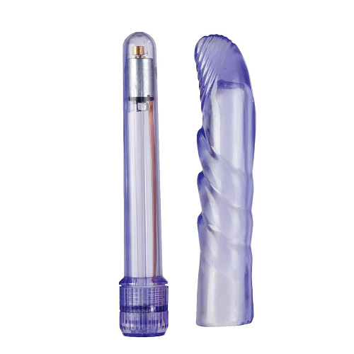 Тонкий массажёр точки G фиолетового цвета California Exotic Novelties Slim Softee SE-1765-14-2 (13,5 см)