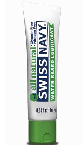 Гипоаллергенный лубрикант Swiss navy All Natural Water Base Lubricant SNAN10ML (10 мл)