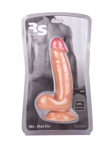 Телесный фаллоимитатор на присоске ToyFa Realstick Nude 582001 (15,5 см)