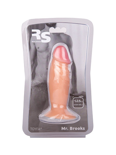 Телесный анальный фаллоимитатор ToyFa 582006 (10 см)