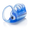 Нежно-голубая насадка с вибрацией California Exotic Novelties Couple s Pleasure Cage SE-1803-15-3