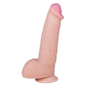 Реалистичный фаллоимитатор телесного цвета на присоске LOVETOY (А-Полимер) REAL Next № 27 562703 (20 см)