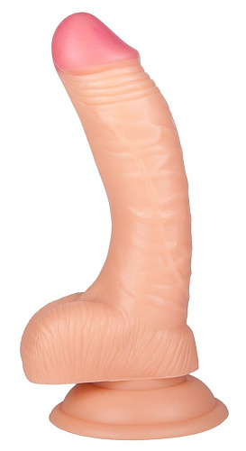 Телесный фаллоимитатор с присоской ToyFa 582002 (14,5 см)