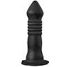 Чёрная анальная пробка с вибрацией Dream Toys MENZSTUFF VIBRATING BUTT PLUG 7INCH 21255 (18 см)