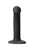 Чёрный фаллос на присоске Strap-on-me Silicone Bendable Dildo S 6013137 (17 см)