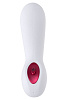 Бело-красный водонепроницаемый мини-вибратор Erotist Daring 540205 (14 см)