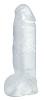 Кристальный прозрачный фаллоимитатор Orion Big Dong 0521817 (23 см)