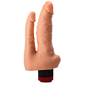Двойной гелевый вибратор телесного цвета LOVETOY (А-Полимер) 114700 (17 см)