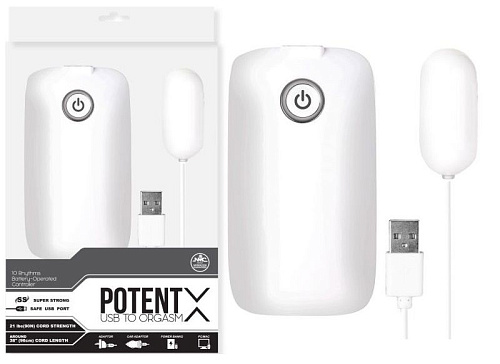 Белое виброяичко с 10 режимами вибрации NMC FVH010A000-009