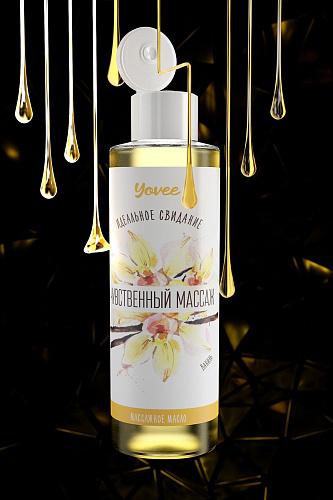 Масло для массажа с ароматом ванили ToyFa «Чувственный массаж» 722102 (50 мл)