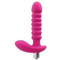 Розовый анальный рельефный вибростимулятор Howells 188011pink (17 см)