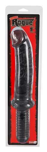 Чёрный фаллоимитатор-гигант с рукоятью NMC Rogue 05099220000 (38 см)
