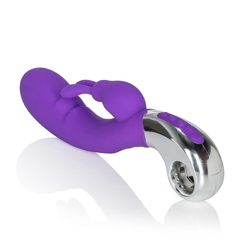 Фиолетовый вибратор California Exotic Novelties Embrace Bunny Wand SE-4610-50-3 (21 см)