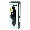 Чёрный вибратор Happy Rabbit Slimline G-Spot Rechargeable Rabbit Vibrator 73132 (24,1 см)