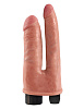 Двойной вибратор со съемной присоской телесного цвета Pipedream Double Vibrating Double Penetrator PD5411-21 (20,3 см)